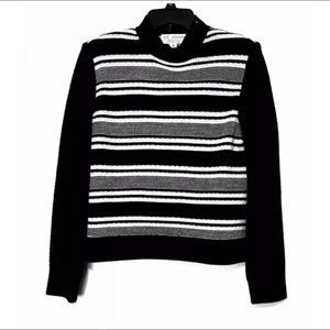 St. John Collection Striped Knit Sweater Medium